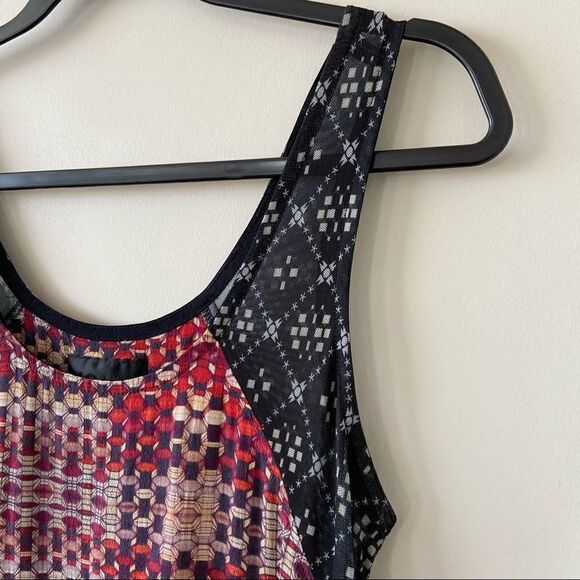 Nomad -made In New Zealand Mixed Print Mini Dress - Picture 3 of 8